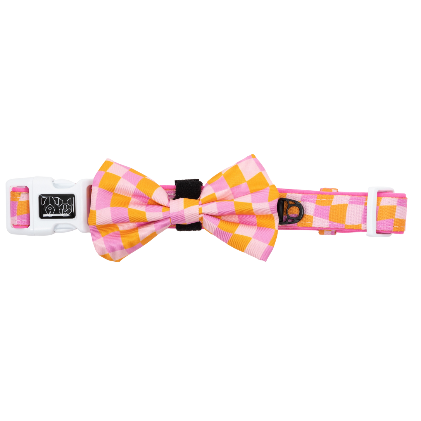 DOG COLLAR & BOW TIE: Check Yo'Self {FINAL SALE}