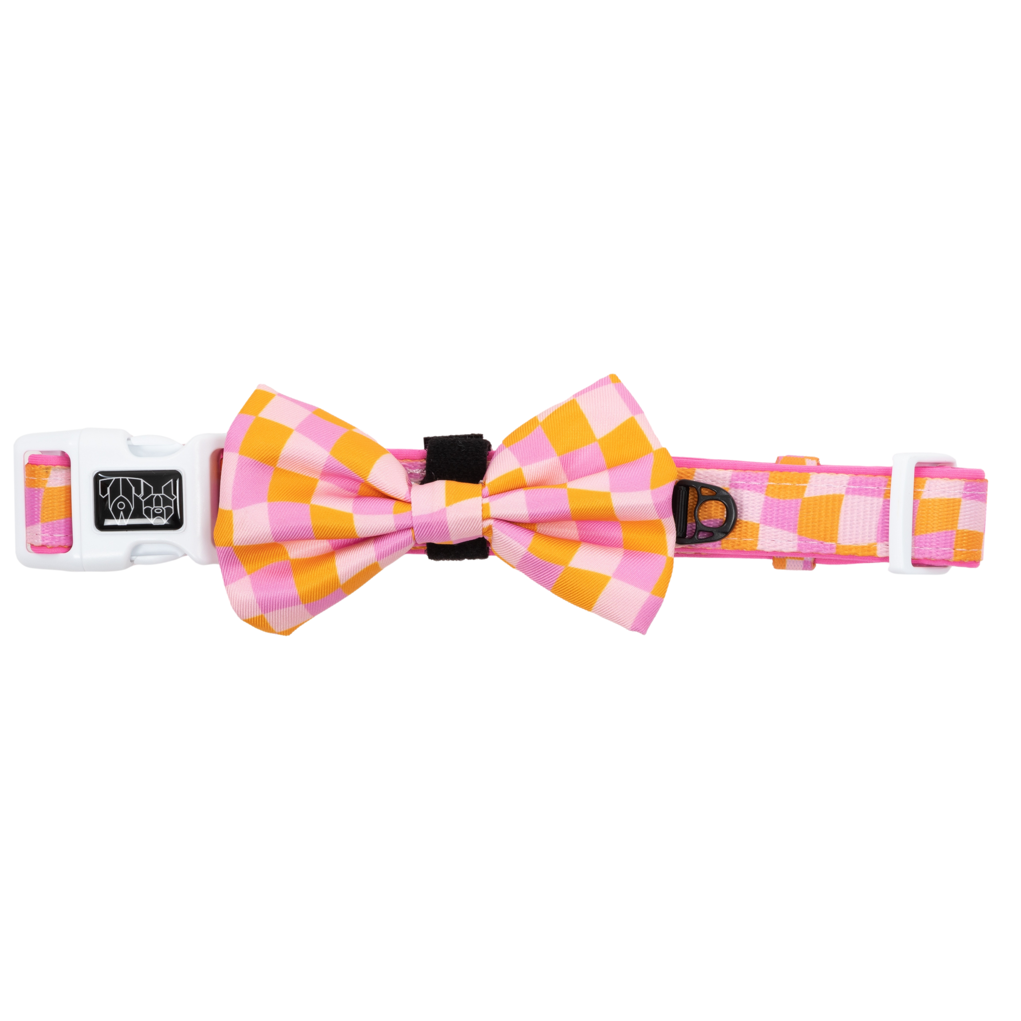 DOG COLLAR & BOW TIE: Check Yo'Self {FINAL SALE}