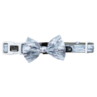 DOG COLLAR (+ BOW TIE option): Grey Camo