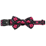 DOG COLLAR & BOW TIE: Her Plaid {FINAL SALE}