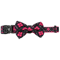 DOG COLLAR & BOW TIE: Her Plaid {FINAL SALE}