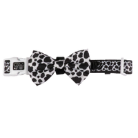 Dog Collar and Bow Tie I Udderly Adore You Cow Print