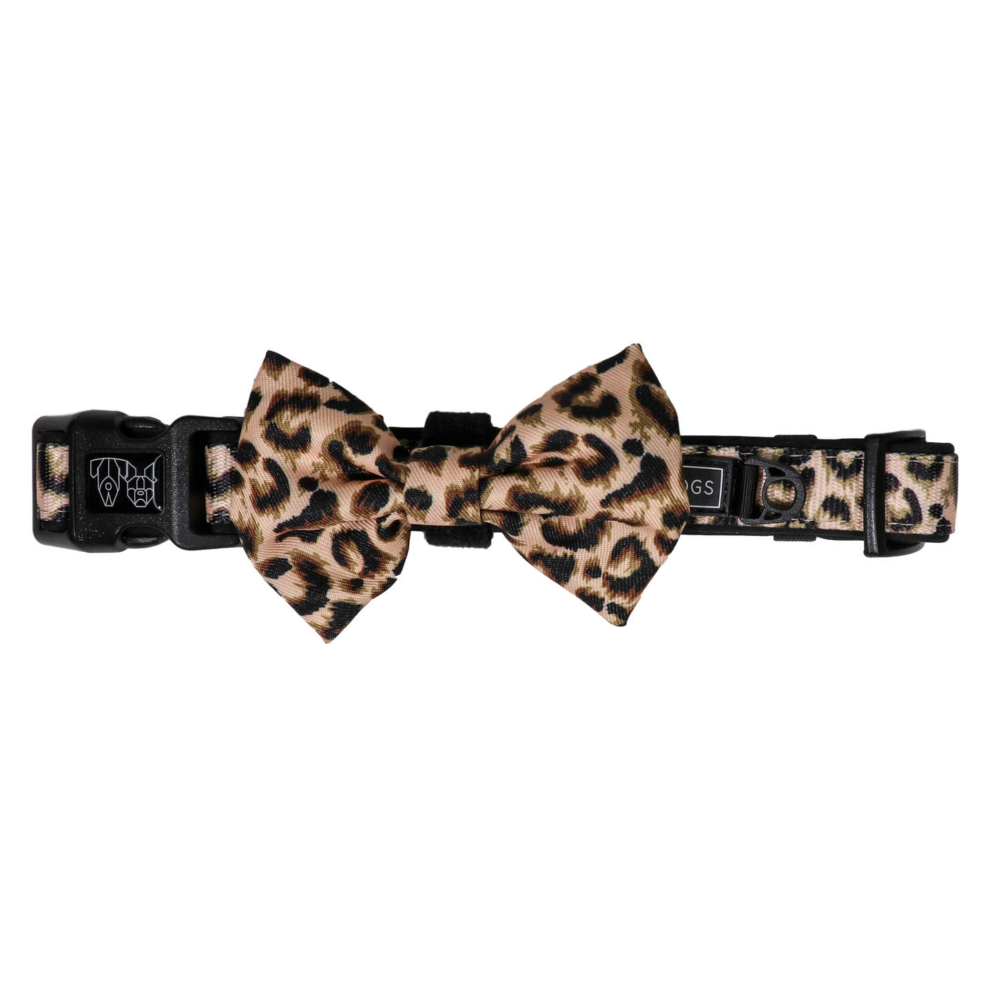 Dog Collar and Bow Tie Luxurious Leopard