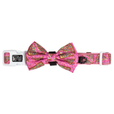 DOG COLLAR (+ BOW TIE option): Pink Fairy Bread