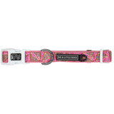 DOG COLLAR (+ BOW TIE option): Pink Fairy Bread