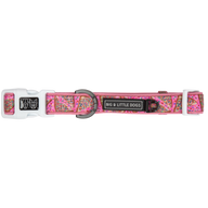 DOG COLLAR (+ BOW TIE option): Pink Fairy Bread