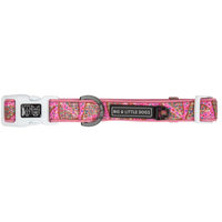 DOG COLLAR (+ BOW TIE option): Pink Fairy Bread