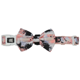 Dog Collar and Bow Tie Peach Splatter Terrazzo