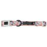 Dog Collar and Bow Tie Peach Splatter Terrazzo