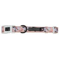 Dog Collar and Bow Tie Peach Splatter Terrazzo