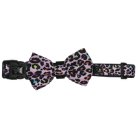 DOG COLLAR & BOW TIE: Spotted Leopard {FINAL SALE}