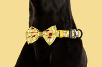 DOG COLLAR & BOW TIE: Sunny Vibes {FINAL SALE}