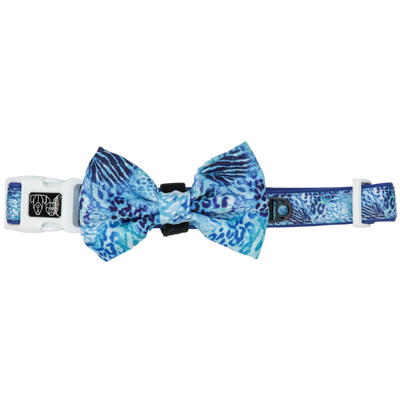 Dog Collar and Bow Tie Snakeskin