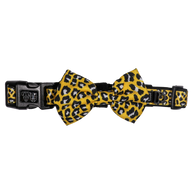 Dog Comfort Collar and Bow Tie Wild Thing Leopard