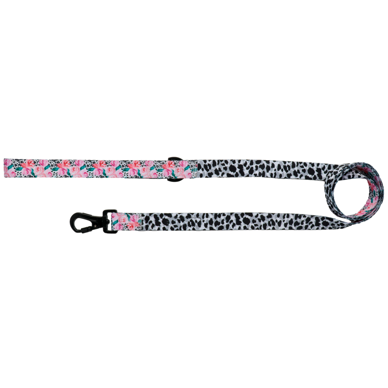 DOG LEASH: Pretty as a Peony (matches Reversible design) {FINAL SALE}