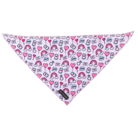 Dog Cooling Bandana Be Mine Valentines Day Hearts Love