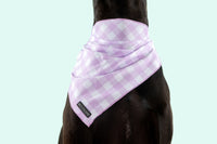 Dog Cooling Bandana Berry Purple Gingham