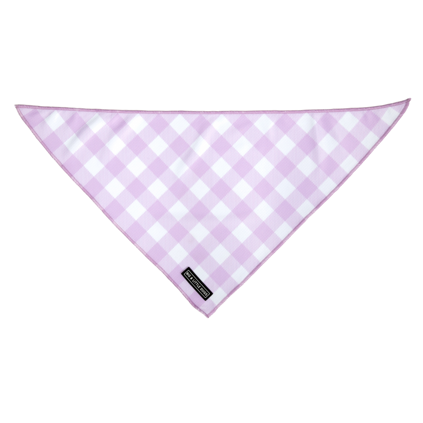 Dog Cooling Bandana Berry Purple Gingham