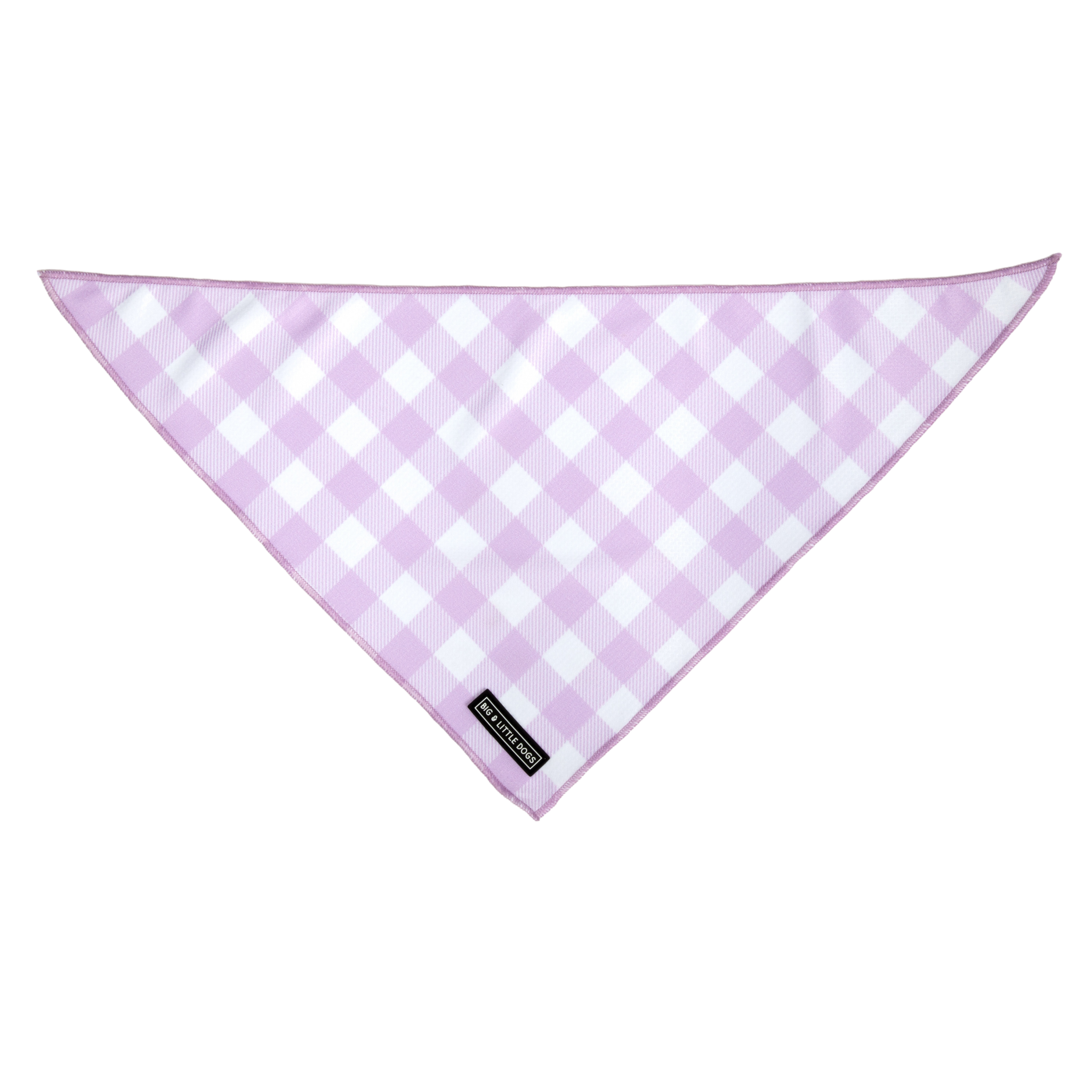 Dog Cooling Bandana Berry Purple Gingham