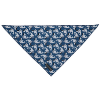 Dog Cooling Bandana Bite Me Blue Sharks