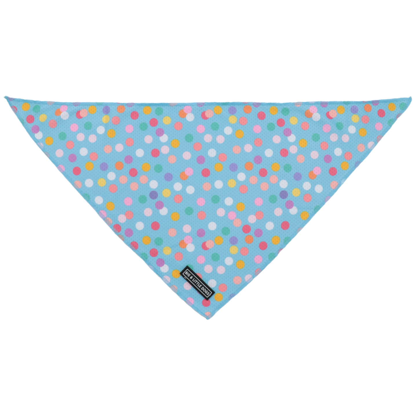 Cooling Dog Bandana Blue Confetti Birthday