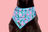 Dog Cooling Bandana Flocking Fabulous Flamingoes