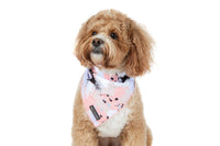 Dog Cooling Bandana Peach Splatter Terrazzo