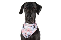 Dog Cooling Bandana Peach Splatter Terrazzo