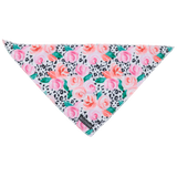 Dog Cooling Bandana Pretty as a Peony Flowers Leopard Print