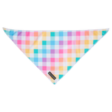 Dog Cooling Bandana Rainbow Gingham