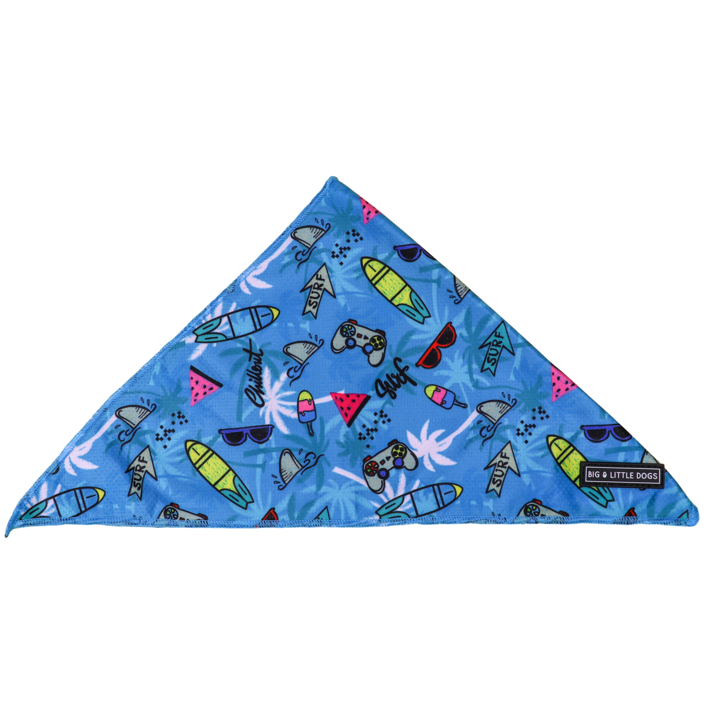 Dog Cooling Bandana Surfs Up Surfing