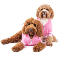 HOODIE DOG JUMPER: Pink {FINAL SALE}