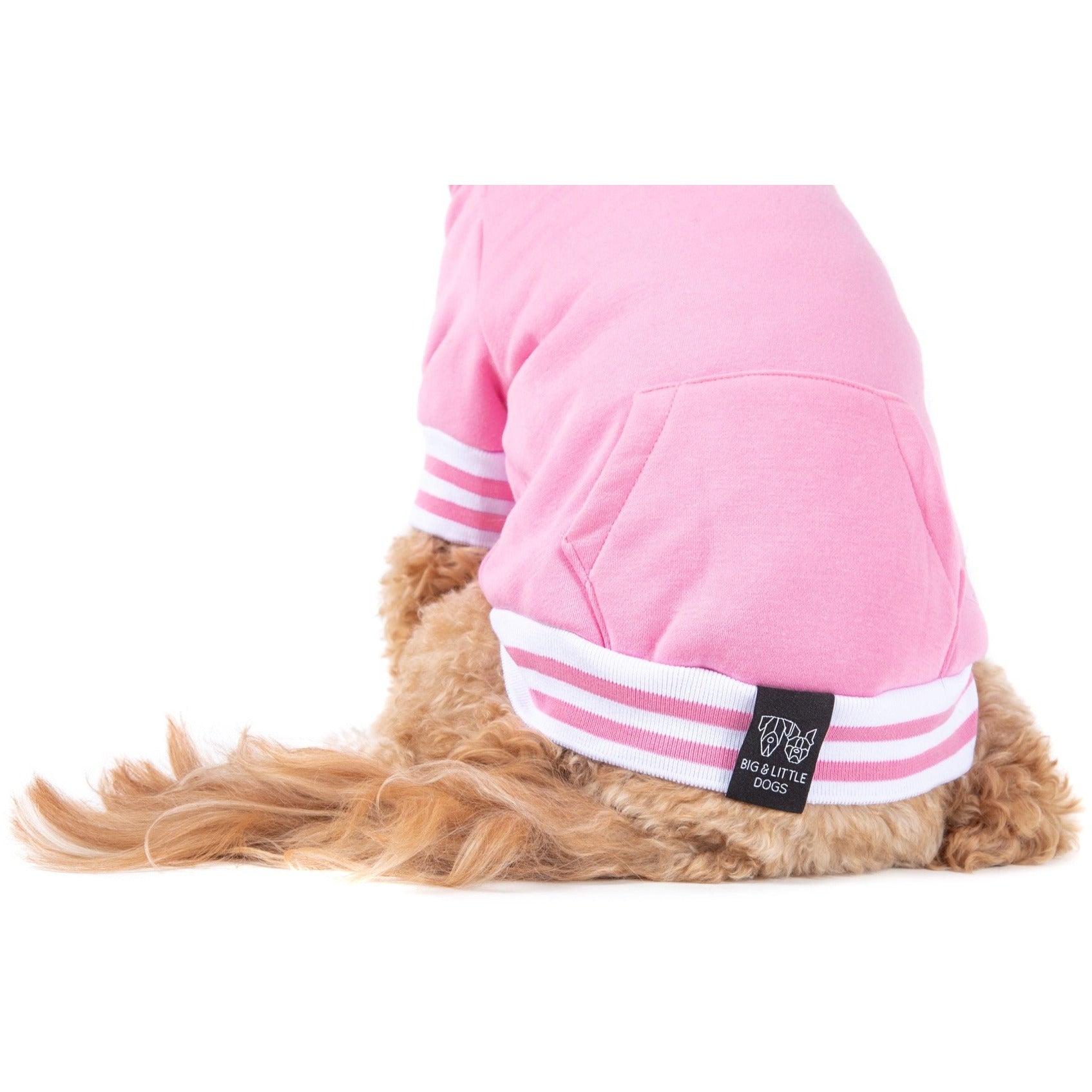 HOODIE DOG JUMPER: Pink {FINAL SALE}