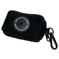 DOG POOP BAG HOLDER: Black