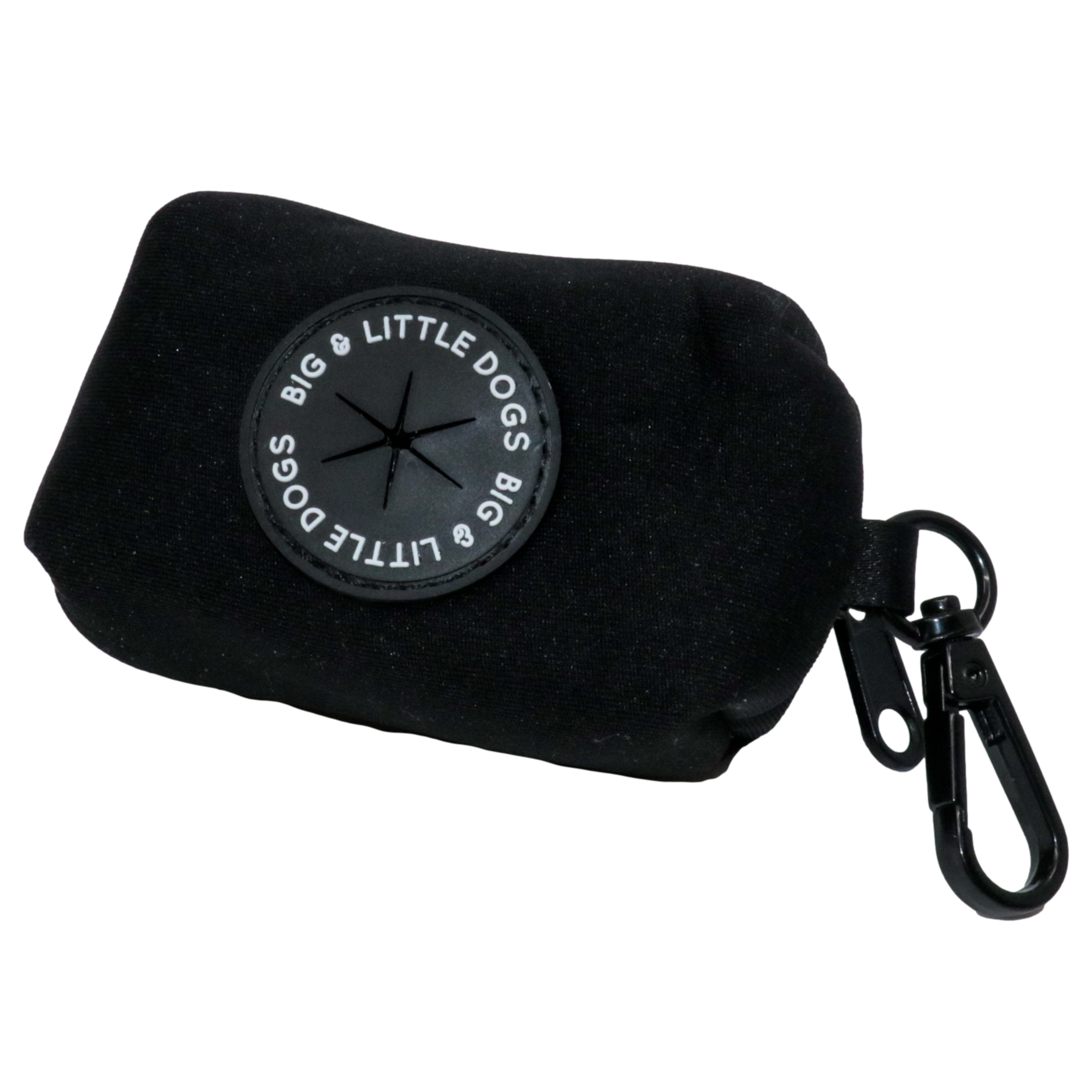 DOG POOP BAG HOLDER: Black