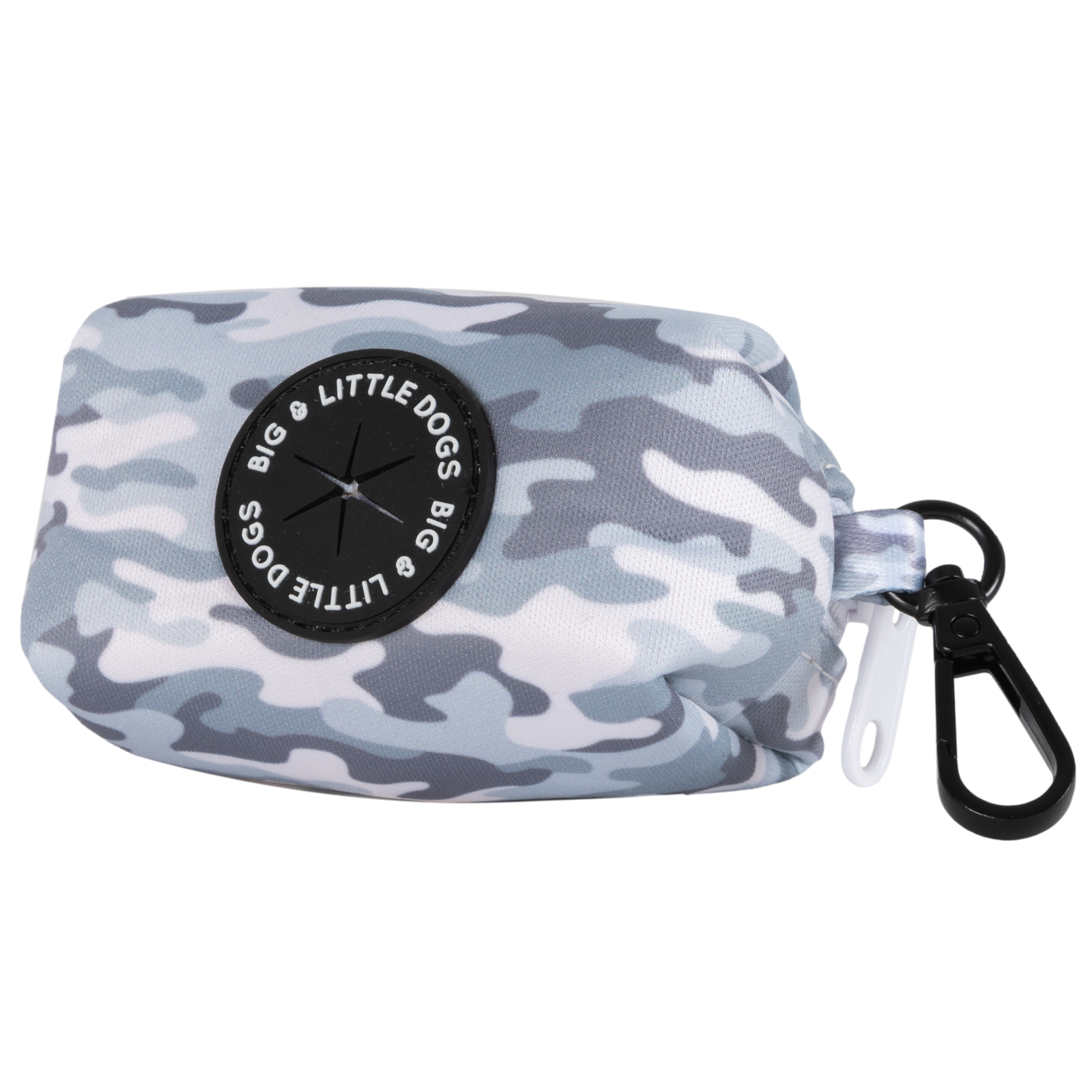 DOG POOP BAG HOLDER: Grey Camo