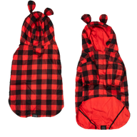 DOG RAINCOAT: Buffalo Plaid