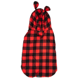 DOG RAINCOAT: Buffalo Plaid