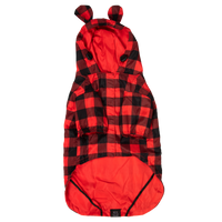 DOG RAINCOAT: Buffalo Plaid