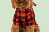 DOG RAINCOAT: Buffalo Plaid