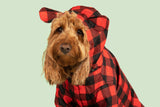 DOG RAINCOAT: Buffalo Plaid