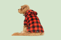 DOG RAINCOAT: Buffalo Plaid