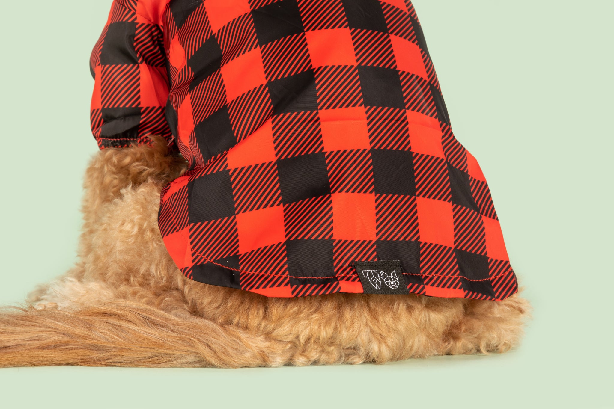 DOG RAINCOAT: Buffalo Plaid