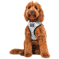 Reversible Dog Harness Spotted Leopard Purple Leopard Spots