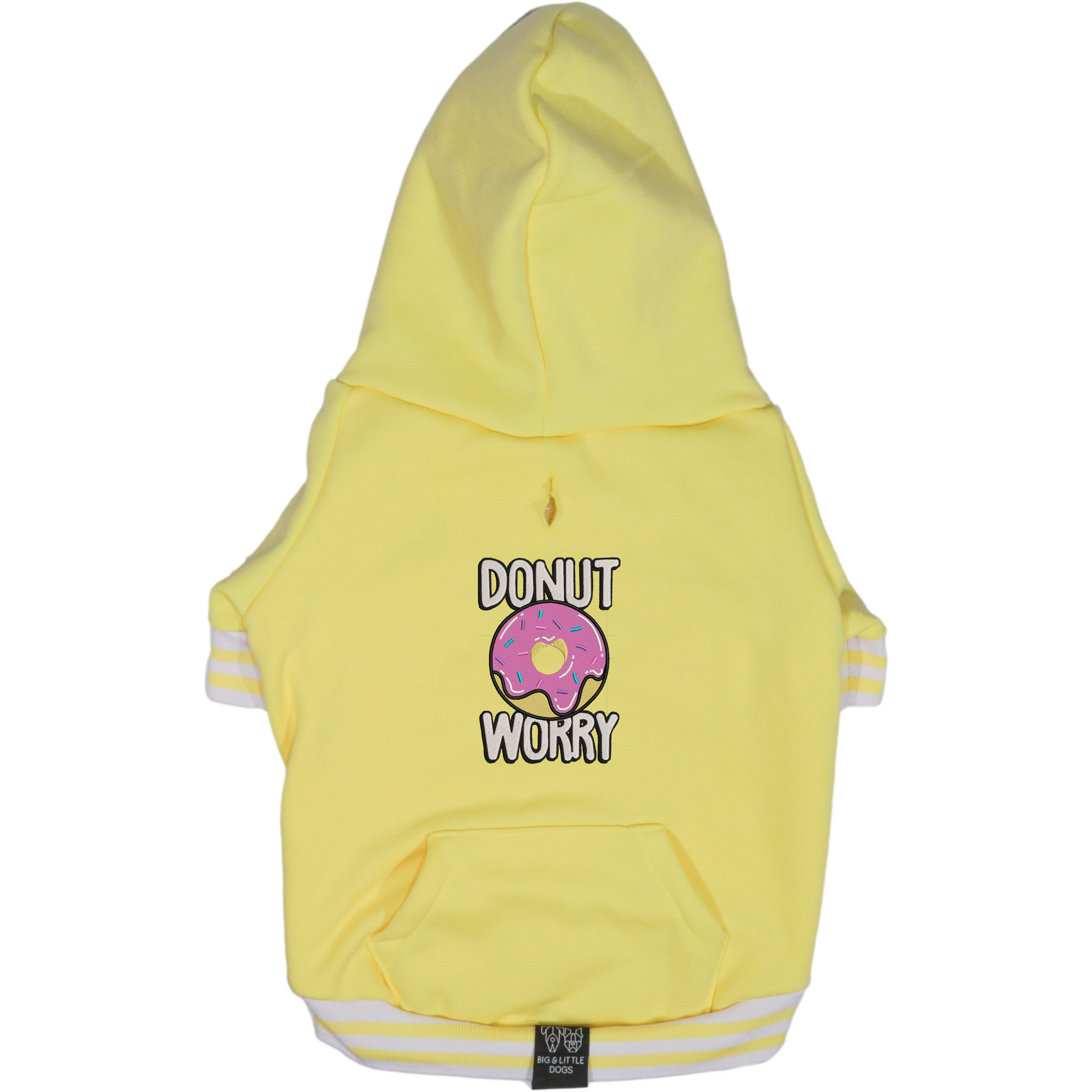 HOODIE DOG JUMPER: Lemon {FINAL SALE}