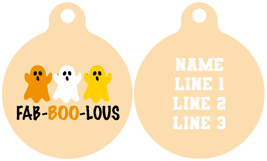 Pet ID Tag | Fab-boo-lous