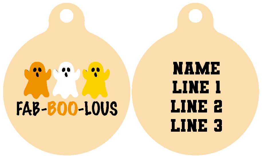 Pet ID Tag | Fab-boo-lous