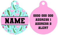 Pet ID Tag | Flocking Fabulous (Pink)