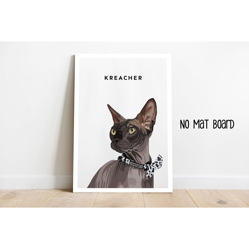 Pet Pawtrait | Printed Options | Double Pet