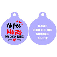 Pet ID Tag | Free Kisses